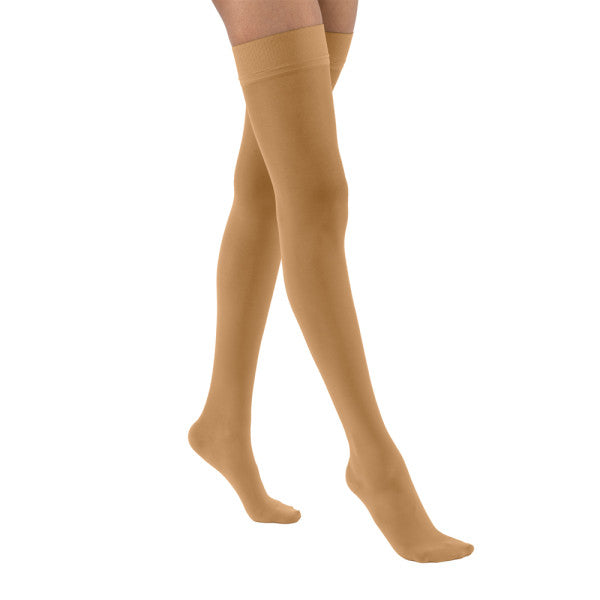 Load image into Gallery viewer, JOBST Women's UltraSheer Thigh High Dot Classic 15-20 mmHg Closed Toe