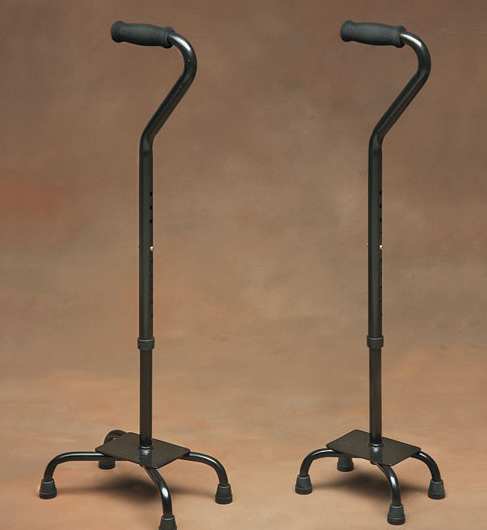 Load image into Gallery viewer, North Coast Medical Bariatric Quad Cane