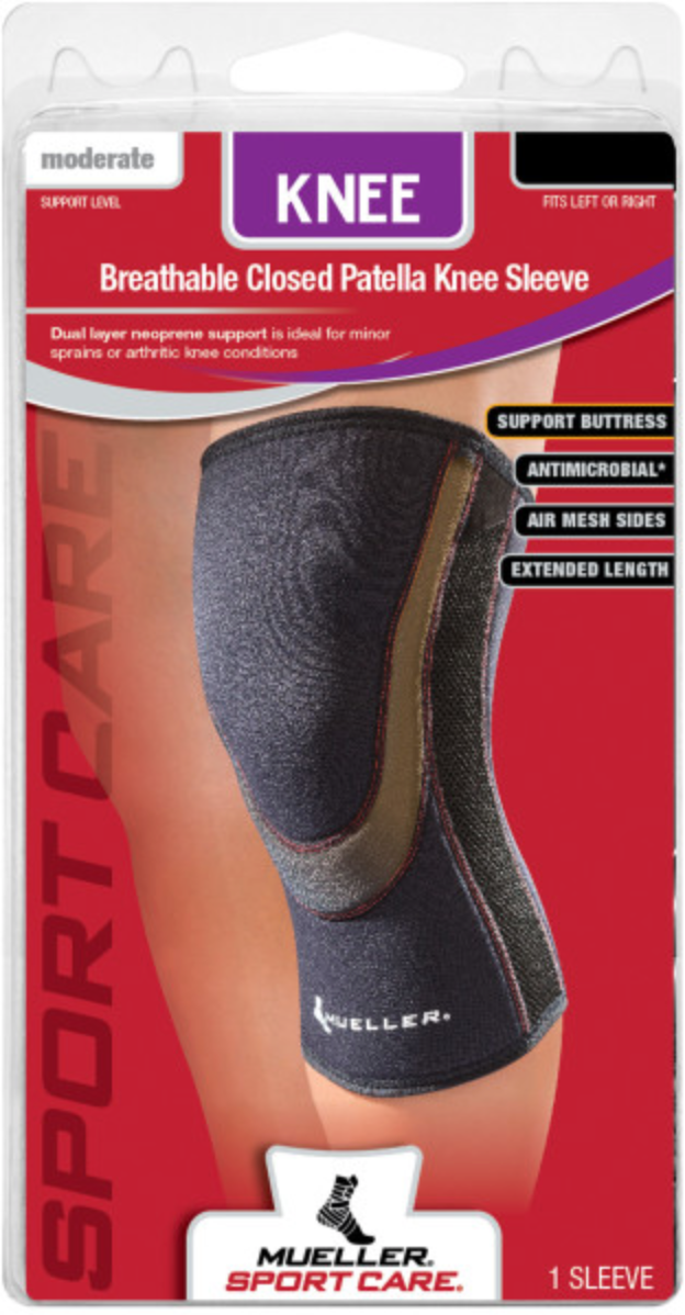 Load image into Gallery viewer, Mueller Sports Medicine Breathable Closed Patella Knee Sleeve