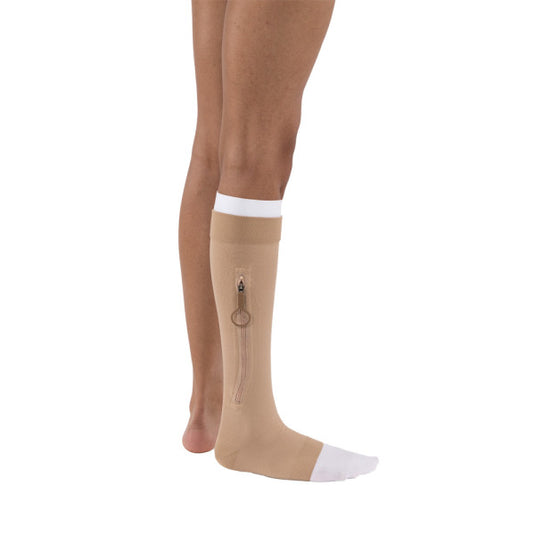 JOBST UlcerCARE 40+ mmHg Open Toe Stocking With Zipper