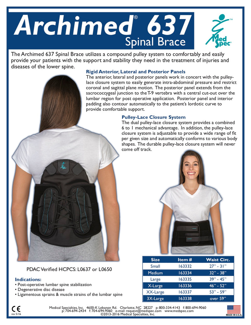 Load image into Gallery viewer, Archimed® 637 Spinal Brace
