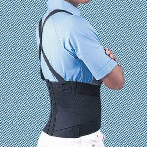 Load image into Gallery viewer, Frank Stubbs Industrial Back Support, Black