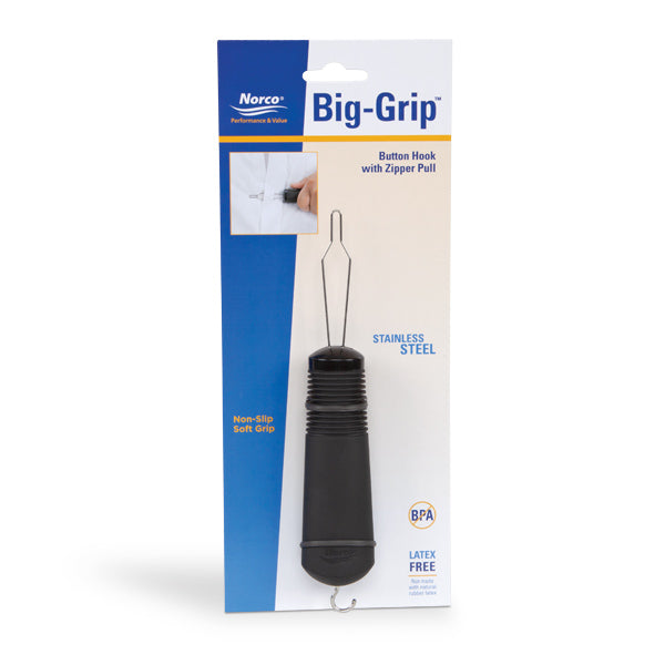Load image into Gallery viewer, Big-Grip™ Button Hook with Zipper Pull