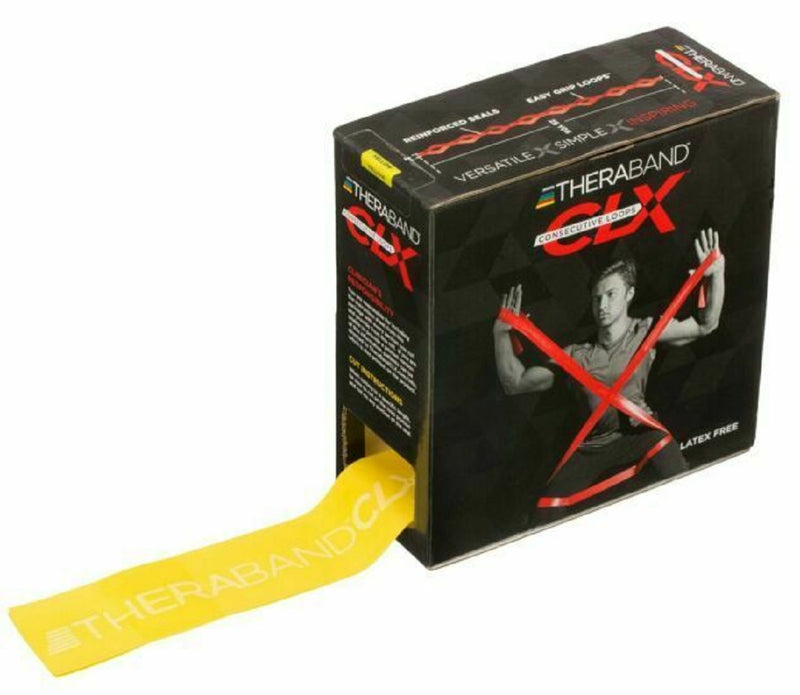 Load image into Gallery viewer, TheraBand Non-Latex CLX Consecutive Loops, 25 Yard Dispenser Box
