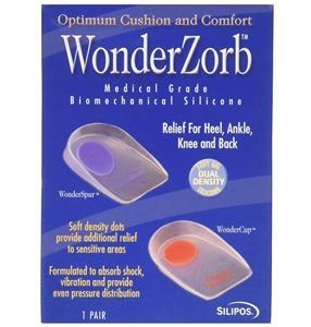 Load image into Gallery viewer, Silipos WonderZorb WonderCup Heel Cups, Red 1 pr/box