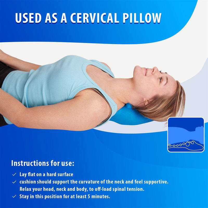 Load image into Gallery viewer, Full Back Stretch Massage Trigger Point Chiropractic Pillow by Acupillow Pro
