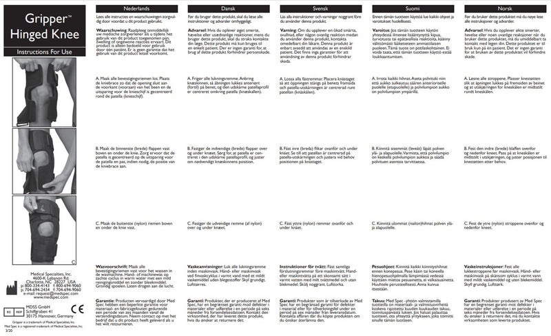 Load image into Gallery viewer, MedSpec Gripper™ 12" Hinged Knee Brace