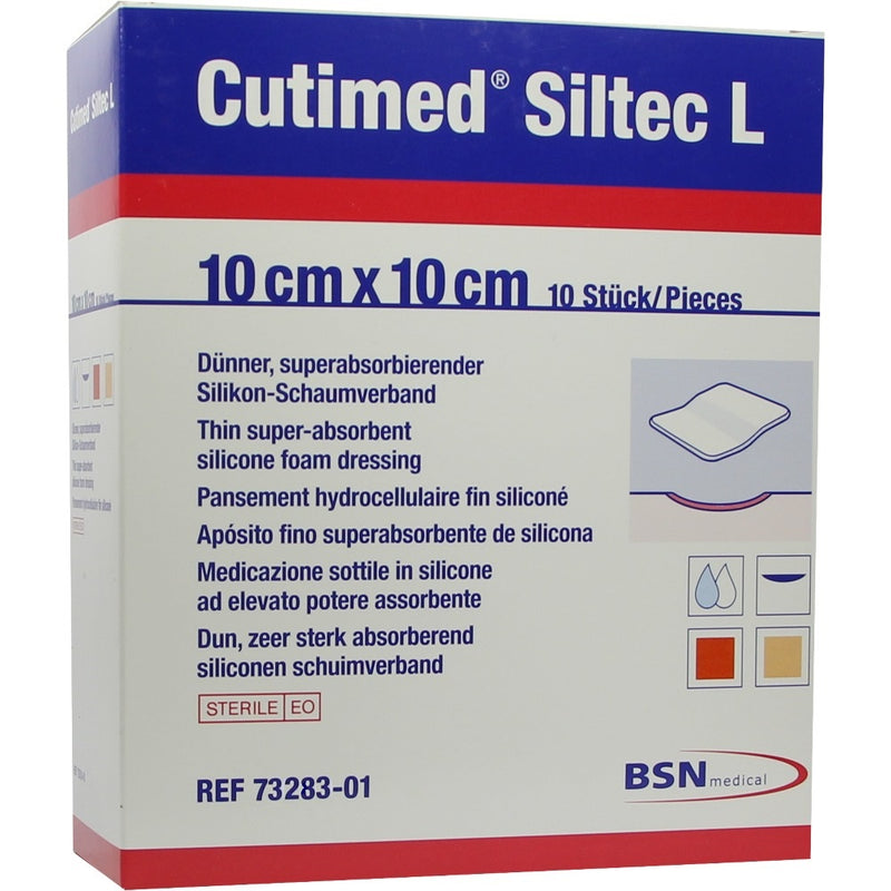 Load image into Gallery viewer, BSN Medical Cutimed Siltec L Silicone Foam Dressings