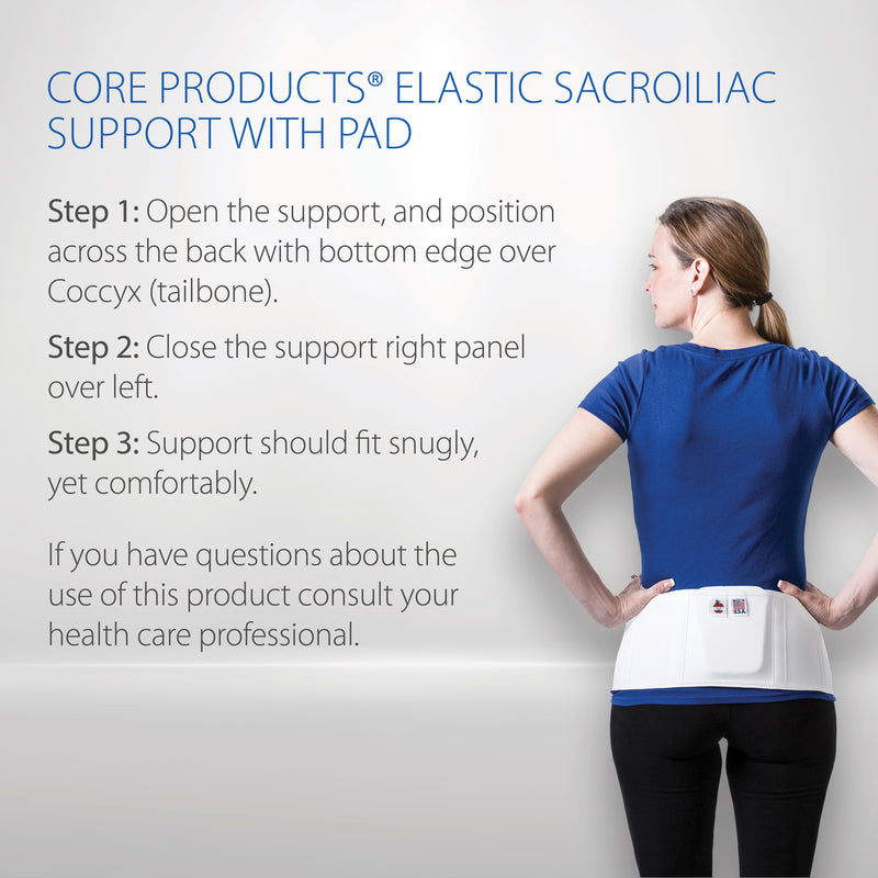 Load image into Gallery viewer, Core Products Elastic Sacroiliac Support with Pad