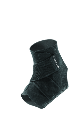 Load image into Gallery viewer, Mueller Adjustable Ankle Support, Black - One Size Fits Most