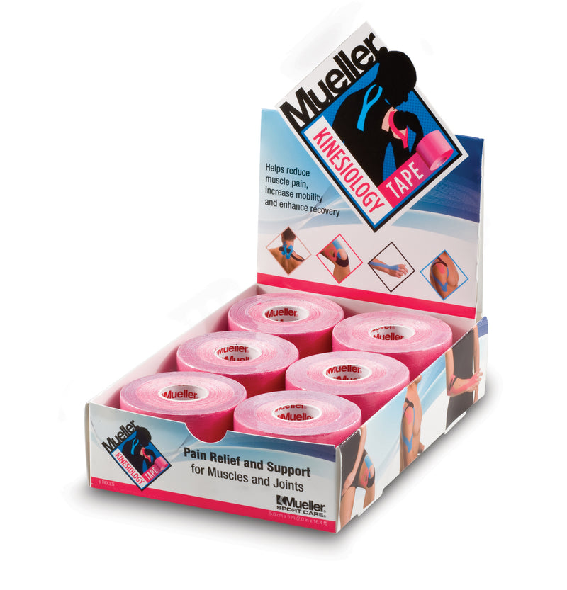 Load image into Gallery viewer, Mueller Kinesiology Tape, 2" x 16.4' (5cm x 5m) (shrinkwrapped)