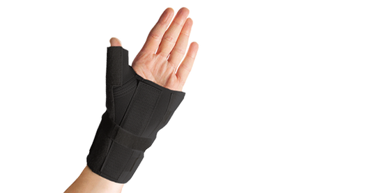 Thermoskin Thermal Wrist Brace with Thumb Splint, One Size