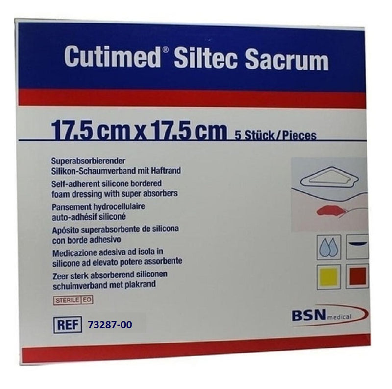 Load image into Gallery viewer, BSN Medical Cutimed Siltec Sacrum Foam Dressing