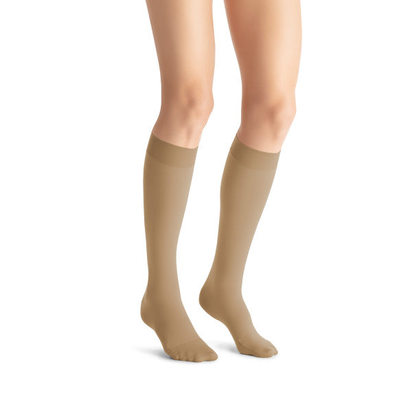 Load image into Gallery viewer, JOBST Women's Opaque Petite Knee High Knee High 20-30 mmHg Closed Toe
