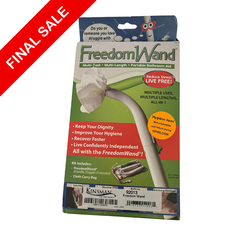 Load image into Gallery viewer, Freedom Wand Personal Hygiene & Bathroom Aid Toilet Tissue Tool OLDER VERSION