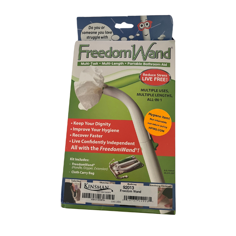 Load image into Gallery viewer, Freedom Wand Personal Hygiene & Bathroom Aid Toilet Tissue Tool OLDER VERSION