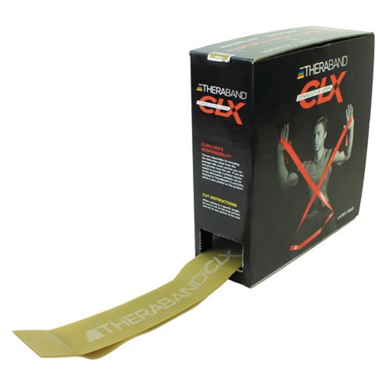 Load image into Gallery viewer, TheraBand Non-Latex CLX Consecutive Loops, 25 Yard Dispenser Box