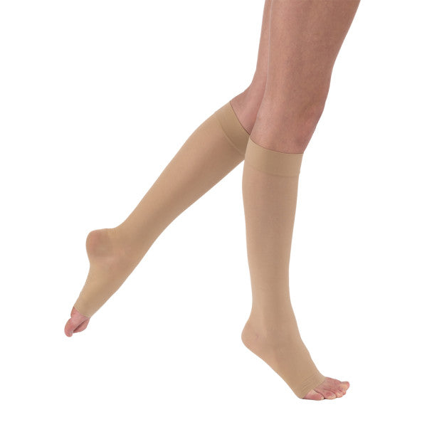 Load image into Gallery viewer, JOBST Women's Ultrasheer Knee High Classic 15-20 mmHg Open Toe