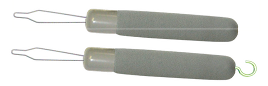 Kinsman Button Hook Aid with Texture Grip, Button Hook / Zipper Aid