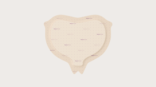 Mölnlycke Mepilex Border Sacrum Self-Adherent Absorbent Foam Dressing