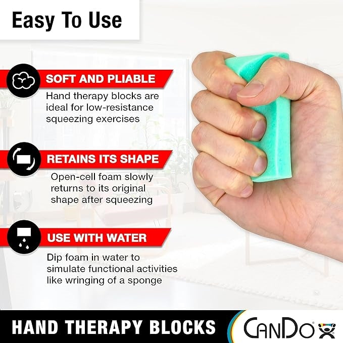 Load image into Gallery viewer, CanDo Hand Therapy Blocks