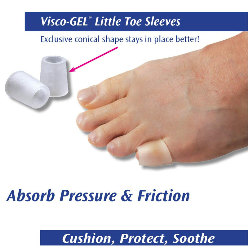 Load image into Gallery viewer, Pedifix Visco-GEL Little Toe Sleeves