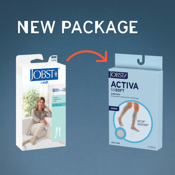 Load image into Gallery viewer, JOBST ACTIVA SoSoft 8-15 mmHg Knee High, Closed Toe, Brocade