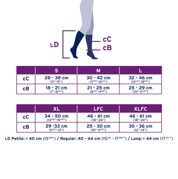 Load image into Gallery viewer, JOBST Style Soft Fit Compression Socks 30-40 mmHg, Knee High, Closed Toe, Petite