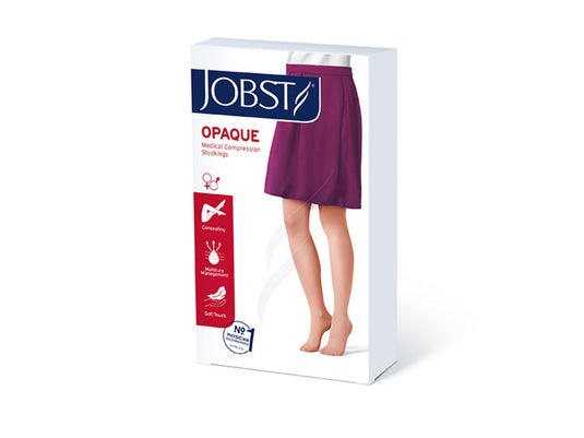 JOBST Women's Opaque Waist High 15-20 mmHg Closed Toe