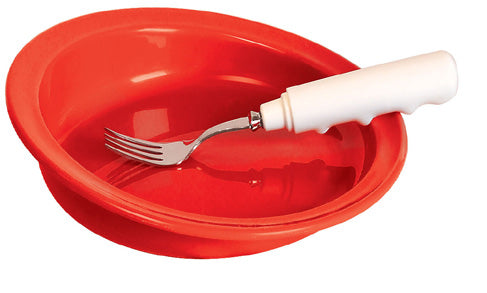 Kinsman Scoop Dish Plastic Scoop Plate, 9" Diameter, Each