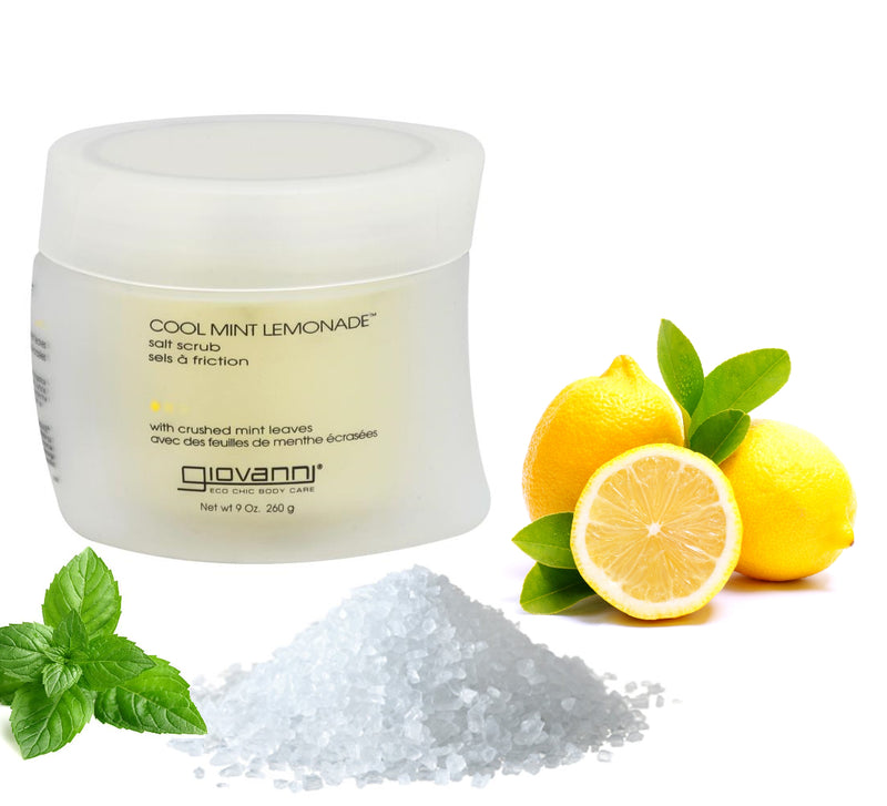 Load image into Gallery viewer, Giovanni Cool Mint Lemonade™ Salt Scrub, 9 oz