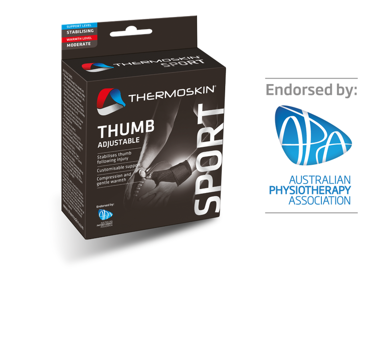 Load image into Gallery viewer, Thermoskin Sports Thumb Adjustable, Black