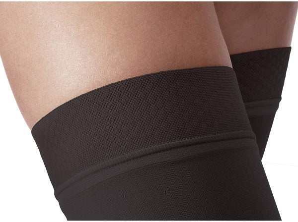 Load image into Gallery viewer, JOBST Relief Compression Stockings 15-20 mmHg Thigh High, with Silicone Dot Band, Open Toe