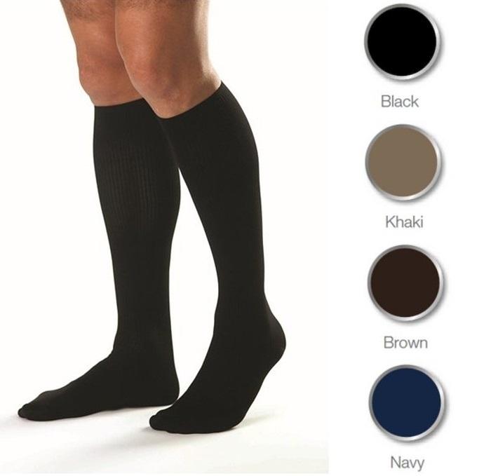 Load image into Gallery viewer, JOBST forMen Ambition w/ SoftFit Technology Knee High Regular 15-20 mmHg Socks