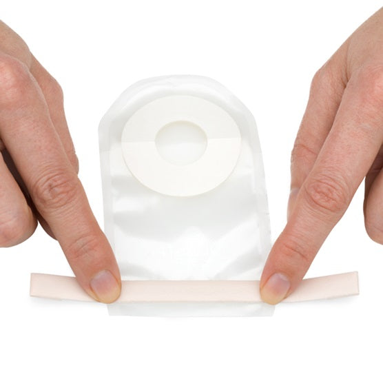 Load image into Gallery viewer, Hollister Pouchkins Premie One-Piece Flat Barrier Ostomy Pouch