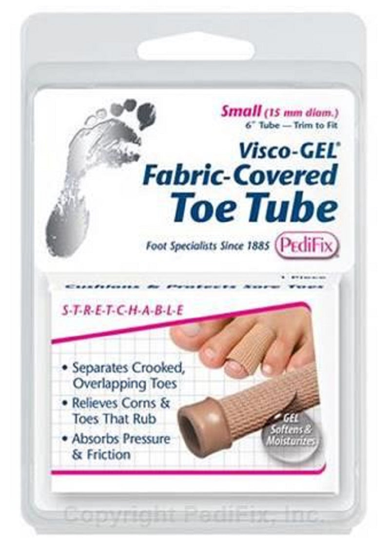 Load image into Gallery viewer, Pedifix Visco-GEL Fabric-Covered Toe Tube, Each