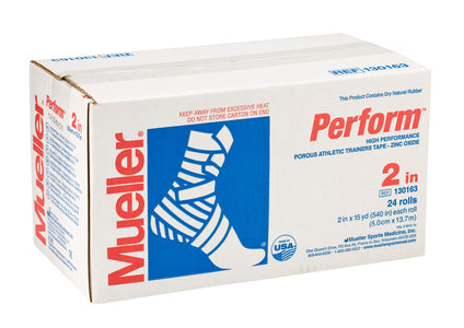 Mueller Perform High Performance Porous Athletic Trainers Tape 1.5" or 2"