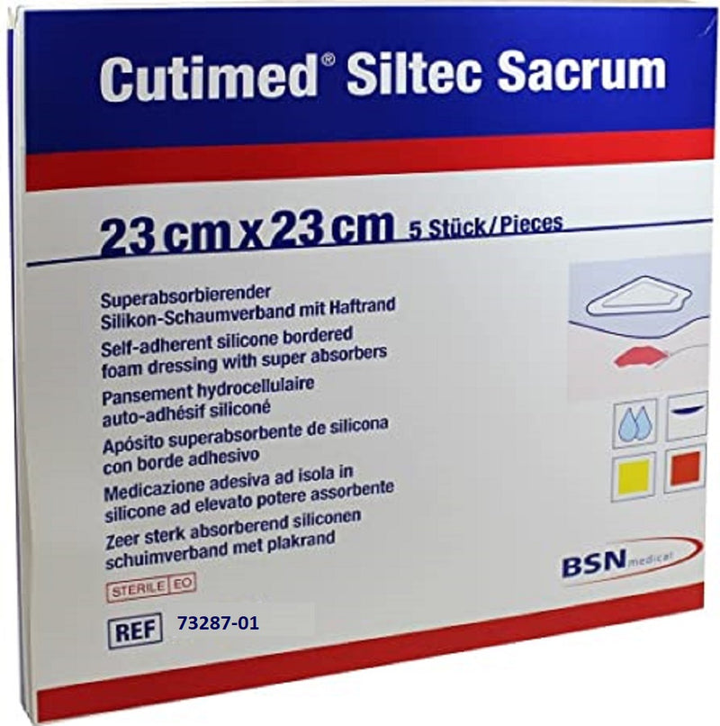 Load image into Gallery viewer, BSN Medical Cutimed Siltec Sacrum Foam Dressing