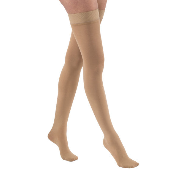 Load image into Gallery viewer, JOBST Relief Petite Silicone Compression Thigh High, 20-30 mmHg Closed Toe