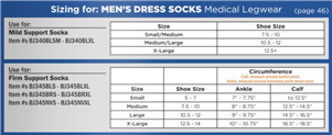 Load image into Gallery viewer, Blue Jay Men's Mild Support Dress Socks, Black, 10-15 mmHg