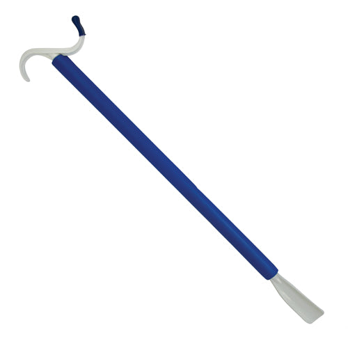Load image into Gallery viewer, Blue Jay Dressing Stick - 24'' Soft Foam-Covered Handle, 2-in-1 Tool S Top Hook