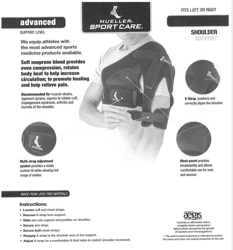 Load image into Gallery viewer, Mueller Shoulder Support, Bagged