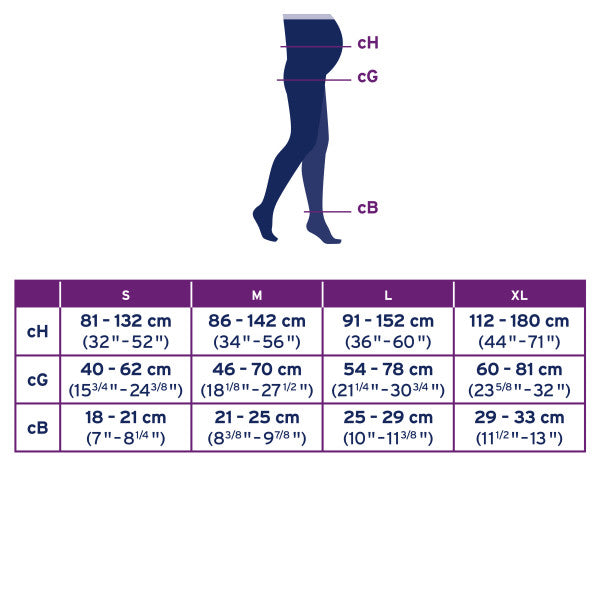 Load image into Gallery viewer, JOBST Maternity Opaque Waist High Compression Stockings Pantyhose,15-20 mmHg, Closed Toe