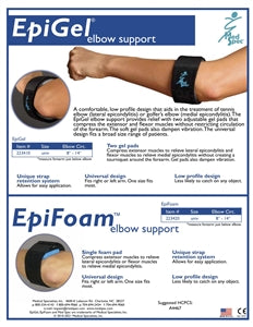 Load image into Gallery viewer, Med Spec EpiGel Tennis Elbow Support Strap, Black, Universal