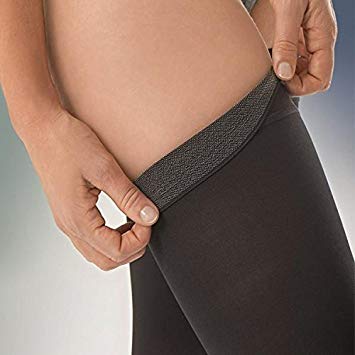 Load image into Gallery viewer, JOBST Women's Opaque Thigh High With Sensitive Top Band 20-30 mmHg Closed Toe