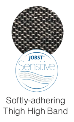 Load image into Gallery viewer, JOBST Women's Opaque Thigh High With Sensitive Top Band 20-30 mmHg Closed Toe