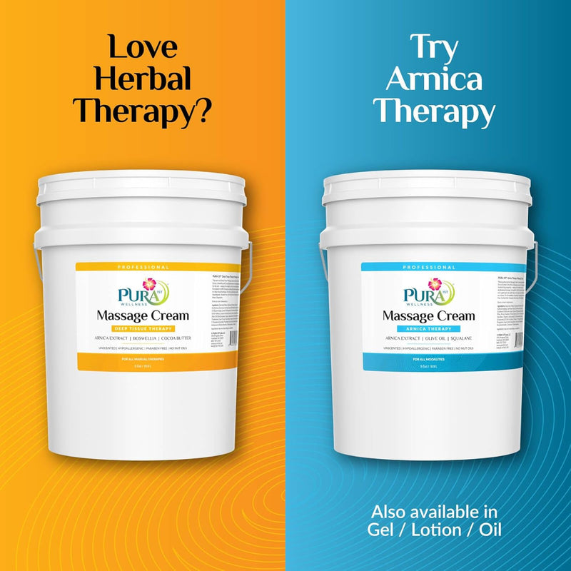 Load image into Gallery viewer, PURA 1ST WELLNESS Professional Deep Tissue Therapy Massage Cream, Unscented