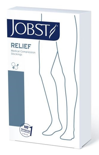 Load image into Gallery viewer, JOBST Relief Compression Stockings 15-20 mmHg Waist High Open Toe