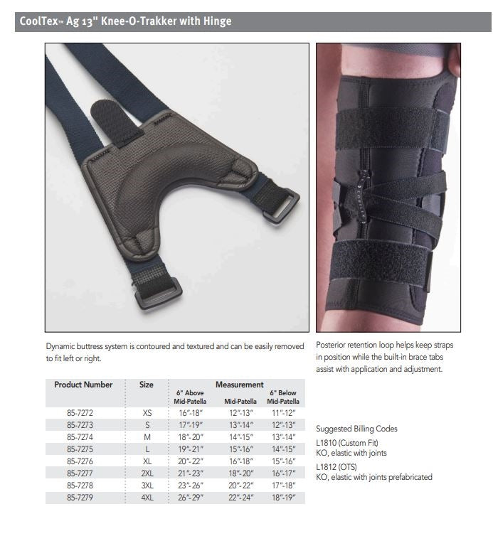 Load image into Gallery viewer, Corflex Cooltex™ AG 13” Knee-O-Trakker with Hinge