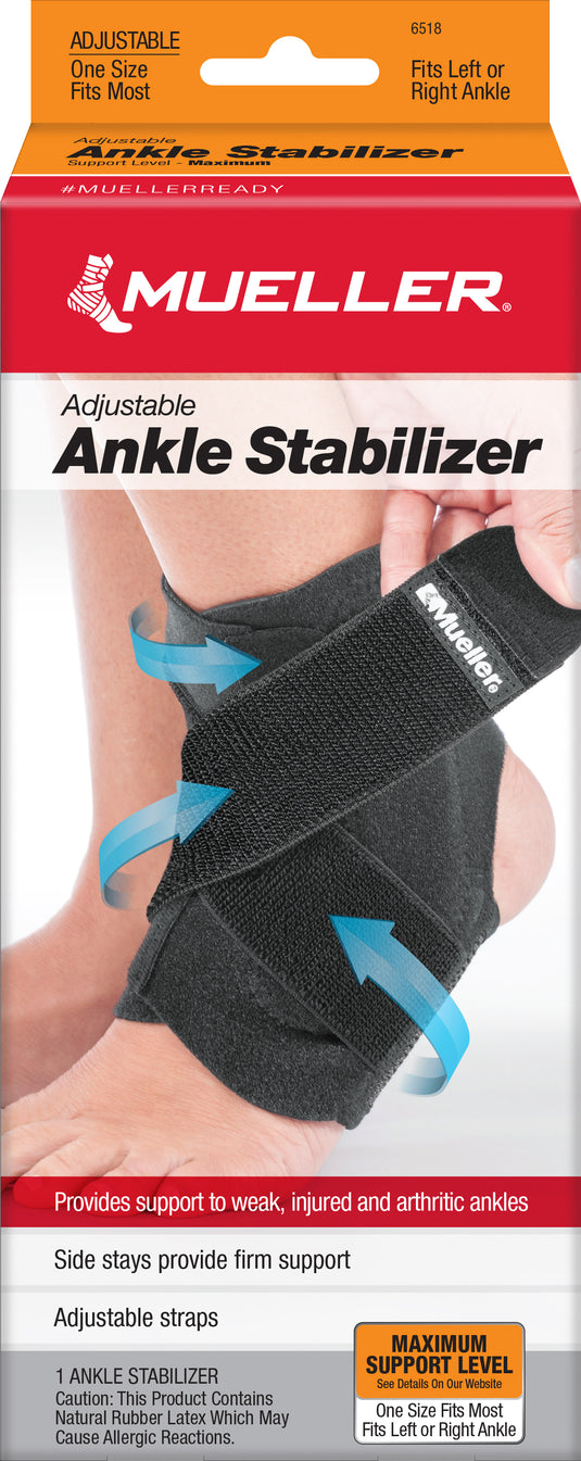 Mueller Adjustable Ankle Stabilizer Criss-Cross Strapping